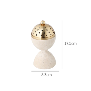 Brûleur à Bakhoor en marbre Lavie Creations au design étonnant, qualité supérieure, écologique, pour événements et fêtes - Product Image 3