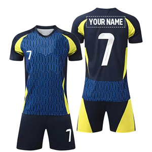 Uniforme de Fútbol Personalizado y Conjunto de Uniforme de Fútbol al por Mayor, Uniforme Deportivo de Entrenamiento por Sublimación, Transpirable y de Secado Rápido - Product Image 1