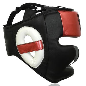 Protection intégrale du visage, casque d'arts martiaux, protège-tête professionnel en microfibre - Équipement d'entraînement absorbant les chocs pour le kickboxing - Product Image 4
