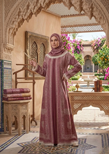 Safaa Abaya Set – <b>Full</b> Body Coverage with Matching Scarf-Duabi Abaya VIscose material-Pashmina Abaya-Islamic Abaya With stole - Product Image 6