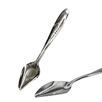 12cm petite cuillère à main pour bébé oiseaux cuillère à manger en acier inoxydable léger cuillère à nourriture oiseau médicaments fournitures pour oiseaux