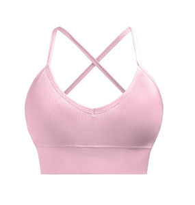 Nuevo Sujetador Deportivo de Alta Sujeción para Mujer, Material Spandex/Nylon, para Fitness, Running, Gimnasio, Yoga, Servicio OEM con Logotipo Personalizado - Product Image 1