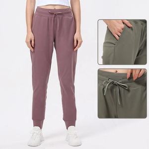 Pantalones Deportivos de Felpa Antiestáticos de Moda para Mujer, 100% Algodón, Transpirables, Cintura Elástica, Más Vendidos, Precio Económico, Orientados a la Exportación - Product Image 1