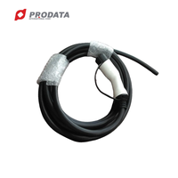 Câble de charge pour véhicule électrique PRODATA personnalisé avec fiche PVC blindée, 32A 16A 5m, IEC 62196 Type 2 J1772 Type 1, OEM/ODM disponible