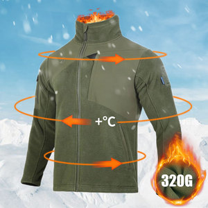 Chaqueta de Forro Polar Táctica Antibacteriana y Desodorante para Hombre, Estilo Nuevo, para Senderismo al Aire Libre en Invierno - Product Image 3