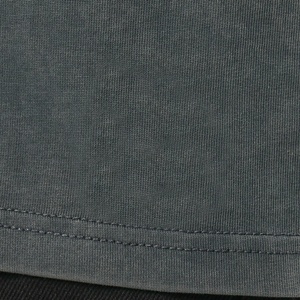 เสื้อยืดโอเวอร์ไซส์วินเทจผู้ชายแบบเปล่าสั่งทำขายส่ง ผ้าฝ้ายหวี 100% ระบายอากาศได้ดี เป็นมิตรกับสิ่งแวดล้อม ซักแบบแอซิดวอช ไซส์พลัส - Product Image 4