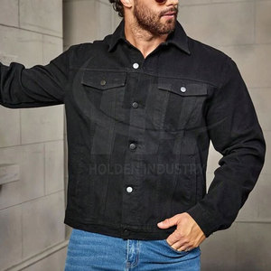 Fashionable Men <b>Jeans</b> <b>Jacket</b> 2026 Custom Made Latest Design Men <b>Jeans</b> <b>Jacket</b> For Adult Online Sale - Product Image 5