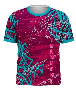 ผู้ผลิตชุดยูนิฟอร์มทีมชายแบบสั่งทำพิเศษ (OEM) เสื้อกีฬาถักแบบเป็นทางการ ผลิตจากโพลีเอสเตอร์/คอตตอน พิมพ์ลายดิจิทัล แขนสั้น คอเสื้อแบบพิเศษ - Product Image 2