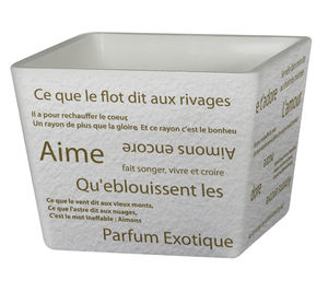 Maceta Cuadrada Minimalista para Flores, Maceta Decorativa con Diseño Floral, Adecuada para Arreglos Florales DIY, Regalo para el Día de la Madre - Product Image 4