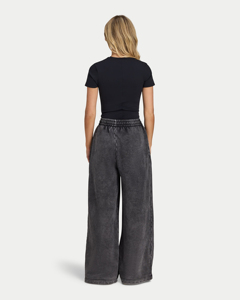 Pantalon cargo taille haute élastique pour femme, en coton doux, idéal pour la détente, qualité supérieure, vente en gros, fabricant d'usine, respirant - Product Image 6
