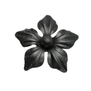 Componentes de Puerta para Cercas de Jardín al por Mayor: Hojas de Hierro Fundido con Diseño Floral Clásico Europeo, Soldables, con Acabado en Polvo Natural - Product Image 1