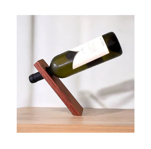 Wooden Wine Bottle Holder Wall Mounted Display Rack Most Selling Sale Wood Wine Bottle Display <b>Storage</b> Rack - Product Image 2