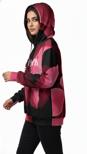 Sudadera Urbana Moderna Unisex Extra Grande con Estampado Completo por Sublimación para Marcas de Ropa Casual - Product Image 4