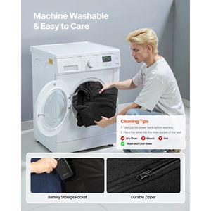 Gilet Riscaldante Elettrico Ricaricabile Leggero da Uomo, Batteria da 16000 mAh, 6 Zone di Riscaldamento, Gilet Invernale 3 per Sport all'Aperto - Product Image 5