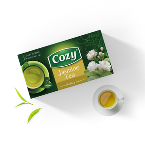Bolsitas de Té Verde Jazmín con Papel Filtro, Suministro Directo de Fábrica, Té Orgánico Saludable en Bolsitas Redondas - Product Image 1