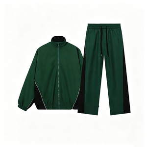 Custom Mens Nylon <b>Tracksuit</b> Zip up Sport Joggers Set Windbreaker Cargo Two Pieces Track Suit Jacket <b>Tracksuits</b> for Men - Product Image 6