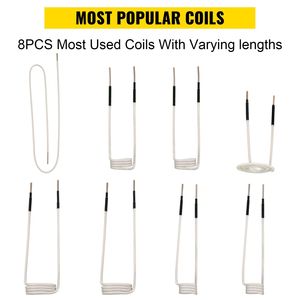 Kit di 8 Bobine per Riscaldatore a Induzione di Varie Lunghezze, Resistenti al Calore, per Vari Induttori - Product Image 2