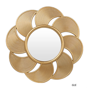 Brass Mirror at Best Price in India Modern Decor Wall Mirror Wholesale Home Decor Brass Gold Round Wall Mirror Shape Decorative - Product Image 4
