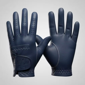 Gants de golf unisexes en cuir Cabretta, respirants, en maille, pour l'extérieur, pour les tournois, marque privée, OEM, faible MOQ - Product Image 4