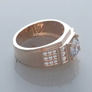 Bague en diamant de créateur pour femme, directement de l'usine, idéale pour mariage, fiançailles ou soirées, disponible à la vente - Product Image 4