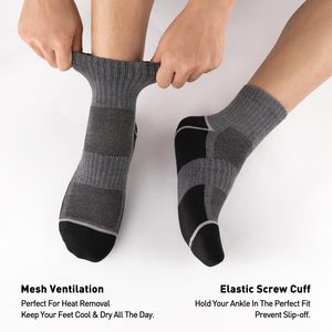 Chaussettes de sport unisexes en coton mélangé, design couleur personnalisée, haute qualité, chaussettes habillées d'automne pour hommes, logo personnalisé - Product Image 4