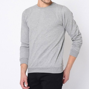 100% cotton 330gsm <b>Pullover</b> <b>Sweater</b> OEM Customize French terry Unisex Casual Round Neck Crewneck sweatshirt sweatshirts - Product Image 4