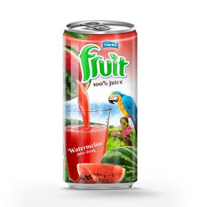 Bebida Tropi Juice 330ml Lata Corta de Aluminio 100% Puré de Fruta Saborizado Bajo en Grasa Esterilizado Recién Exprimido 5 Brix Sandía Guayaba - Product Image 4