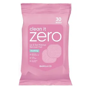 BANILA CO alta calidad Clean It Zero calmante labio y ojo removedor Pad 30 paquetes - Product Image 1