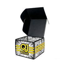 Boîtes QJ personnalisées écologiques en carton ondulé avec fermeture magnétique en mousse, taille et design personnalisables pour l'emballage de chapeaux de luxe