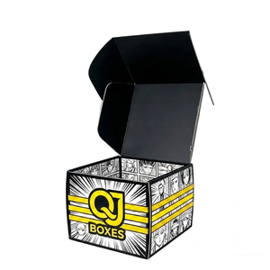 Boîtes QJ personnalisées écologiques en carton ondulé avec fermeture magnétique en mousse, taille et design personnalisables pour l'emballage de chapeaux de luxe - Product Image 2