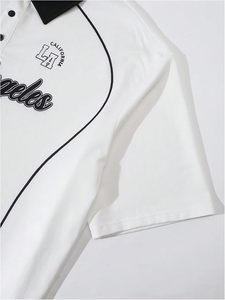 Camisetas Gráficas para Hombre, Estilo Casual Vintage, Holgadas, con Parches, Botones, Manga Corta, para Verano y Golf - Product Image 4