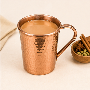 Taza Moscow Mule de Cobre Puro Sólido, Acabado Martillado Profesional, Vaso de Cobre para Cócteles y Cerveza Frías - Product Image 4