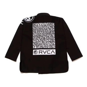 Lot Shoyorol le plus vendu # Ensemble de Kimono Bjj Gi RVCA Noir 105, 100% Coton, Uniformes d'Arts Martiaux Brésiliens Shoyorol Jiu Jitsu - Product Image 2