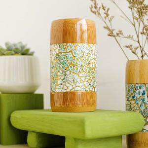 Eco friendly kitchenware custom design <b>cup</b> mug handcrafted bamboo egg shell inlay tea <b>espresso</b> <b>cups</b> - Product Image 4