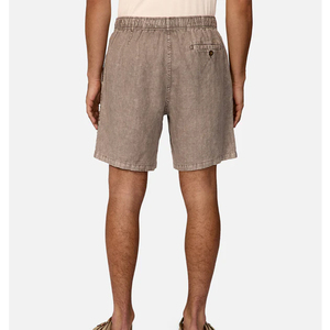 Pantalones Cortos Deportivos de Algodón 100% con Bajo sin Rematar, Lavado Ácido Vintage, Estilo French Terry, Efecto Desgastado por el Sol, para Hombre - Product Image 4