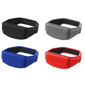 Bandeau de football noir tricoté, largeur 4,5 cm, en Spandex, ajustement universel, couleur unie, fonctionnalité thermique - Product Image 6