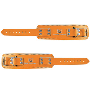 สายรัดข้อเท้าหนังทนทานสำหรับการออกกำลังกายกล้ามเนื้อก้น - สายรัดขาแบบมีแผ่นรองรับน้ำหนักเพื่อความสบายสำหรับอุปกรณ์เสริมความแข็งแรงด้วยสายเคเบิลพูลเลย์ - Product Image 2