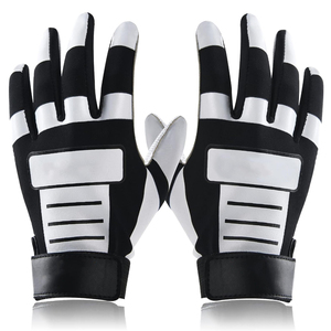 ถุงมือซอฟต์บอลกันลื่นสำหรับผู้ใหญ่ ดีไซน์ OEM สีพื้น ถุงมือกีฬา ถุงมือตีเบสบอลหนังแท้แบบมืออาชีพ คุณภาพสูง - Product Image 1