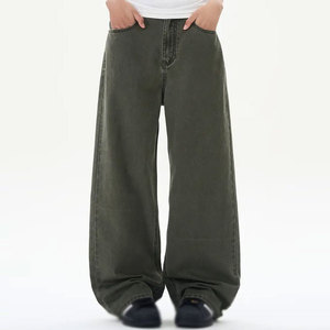 Stylish Baggy <b>Jeans</b> For Men With Loose Fit Design And Comfortable Fabric For Everyday Fashion Use - Product Image 3