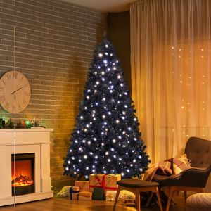 Albero di Natale Artificiale Pre-Illuminato da 2,3 m, 1350 Rami, 400 Luci, Pino Artificiale con Cerniere, Telecomando, Grande Decorazione Natalizia - Product Image 4