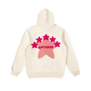 Sweat à capuche brodé en chenille design élégant en molleton de coton de qualité supérieure, parfait pour le streetwear, décontracté, quotidien, mode hivernale confortable - Product Image 3