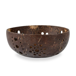 Crafted by hand coconut shell candle <b>holders</b> for wedding tabletop display decorative <b>tealight</b> <b>holder</b> - Product Image 1