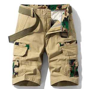 <b>Mens</b> Multi Pocket Cotton Twill <b>Cargo</b> <b>Shorts</b> Outdoor Travel Hiking Casual Knee Length <b>Short</b> Pants - Product Image 5