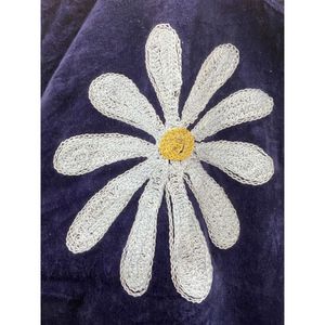 Hand Embroidered 100% Cotton Velvet Jacket Women Mandarin Collar Full Sleeve Floral <b>Pattern</b> Spring Bohemian Style Coat - Product Image 4
