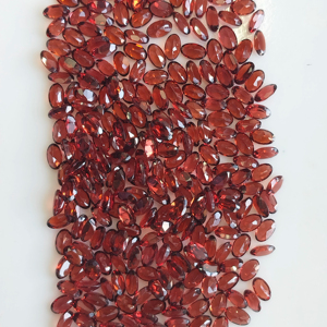 Granat rouge naturel 5x3MM, coupe ovale, pierre précieuse de qualité supérieure, pour la fabrication de bijoux, accessoire - Product Image 4