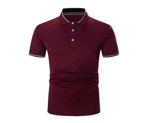 Polo homme grande taille, nouveau design, logo personnalisé, tendance, prix abordable, dernière arrivée, coupe slim. - Product Image 6