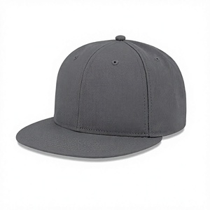 หมวกแก๊ปแบบ Snapback 6 แผง สีพื้น ผ้าคอตตอนทวิล สไตล์ลำลอง สำหรับผู้ใหญ่ ขนาด 58-60 ซม. - Product Image 5