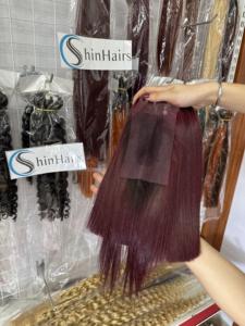 Top Trend 2026 Vietnamese Bone Straight Hair With Classic Color Burgundy 100% Remy Human Hair Vietnamese Raw Hair Bundles - Product Image 4