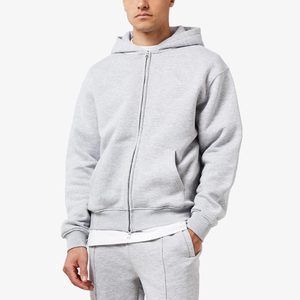Ensemble de survêtement décontracté sportif 2-en-1 pour homme, coupe régulière, en molleton 100 % coton, avec cordon de serrage, poches latérales, style Y2K - Product Image 3