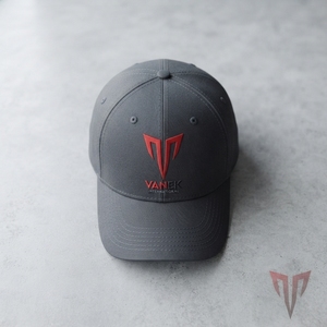 VANEK INTERNATIONAL Unisex <b>Baseball</b> Hat Embroidered Logo Gray Adjustable Fit Casual 100% Cotton Breathable Summer Wear for - Product Image 1